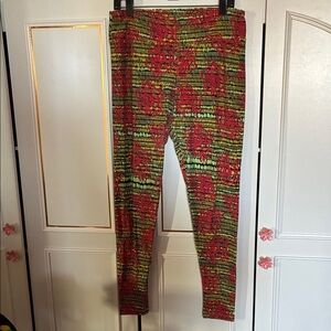 LuLaRoe Multicolor Patterned Leggings